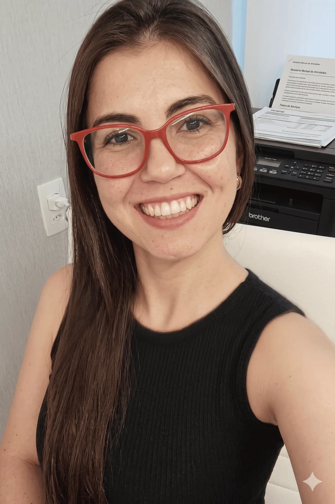 Psicóloga Bruna Sorrindo